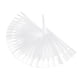 thumbnail image 5 of Forma del ventilador 32 piezas de u?as de arte consejos mostrar la práctica del tablero de esmalte del anillo palo transparente, 5 of 5