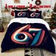 thumbnail image 1 of 3pcs 67 Retro Number Printed Bedding Set Soft Polyester Duvet Cover with 2 Pillowcases All Season Comfort, 1 of 5