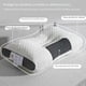 thumbnail image 3 of Almohada Ortopédica Cervical Curva Cojín Libre Presión Blanco, 3 of 7