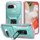 thumbnail image 1 of Funda Resistente para Google Pixel 9A con Tapa Deslizante y Protección Militar Verde, 1 of 5