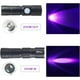 thumbnail image 4 of Linterna UV recargable por USB con luz negra de 395 nm, zoom y 4 modos de luz, detector de orina para mascotas (batería recargable integrada)., 4 of 5