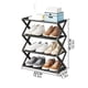 thumbnail image 2 of Organizador Zapatos Plegables 4 Niveles negro, 2 of 4