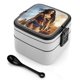 thumbnail image 1 of Mujer Maravilla Fiambrera de Doble Capa, Contenedor de Almuerzo Portátil Apilable, Almacenamiento de Alimentos Hermético a Prueba de Fugas, 1000ml, 1 of 6