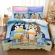 thumbnail image 1 of Bluey Puppy feather duvet cover pillowcase bedding set3-Piece Bedding Set (1 Duvet Cover + 2 Pillow Shams), 1 of 5