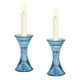 thumbnail image 2 of Set 2 Candelabros Portavelas Cristal Vidrio Decoración Jhn, 2 of 3
