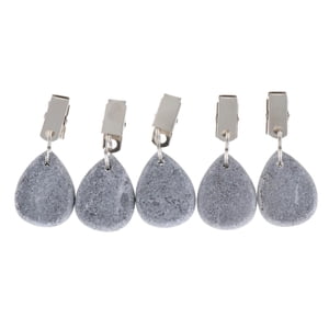 Magideal - De Mantel , Pesas Para Mesa, Ganchos Para Pesas, Clip Para Mantel, Colgante De Piedra Para Patio Trasero, Mesa De Cena, Comedor, Patio De Boda