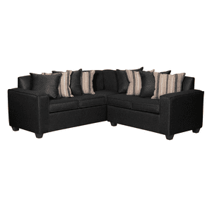 Ruzam Mobel - Seccional 5 Cuerpos Roses Negro