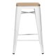 thumbnail image 1 of Taburete Medio 66 Tolix Replica Madera Blanco, 1 of 2