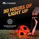 thumbnail image 3 of Balón de fútbol Light Up Cruiser, impermeable, de goma, tamaño 5, 3 of 7