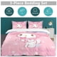 thumbnail image 5 of My Melody Kawaii 3 Pieces Bedding Sets Soft Comforter Sets Decor Bedroom Gifts, 5 of 5