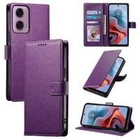 Funda Para Foxdock Motorola Moto G24– Cuero Premium, 3 Ranuras Para Tarjetas, Protección Contra Impactos