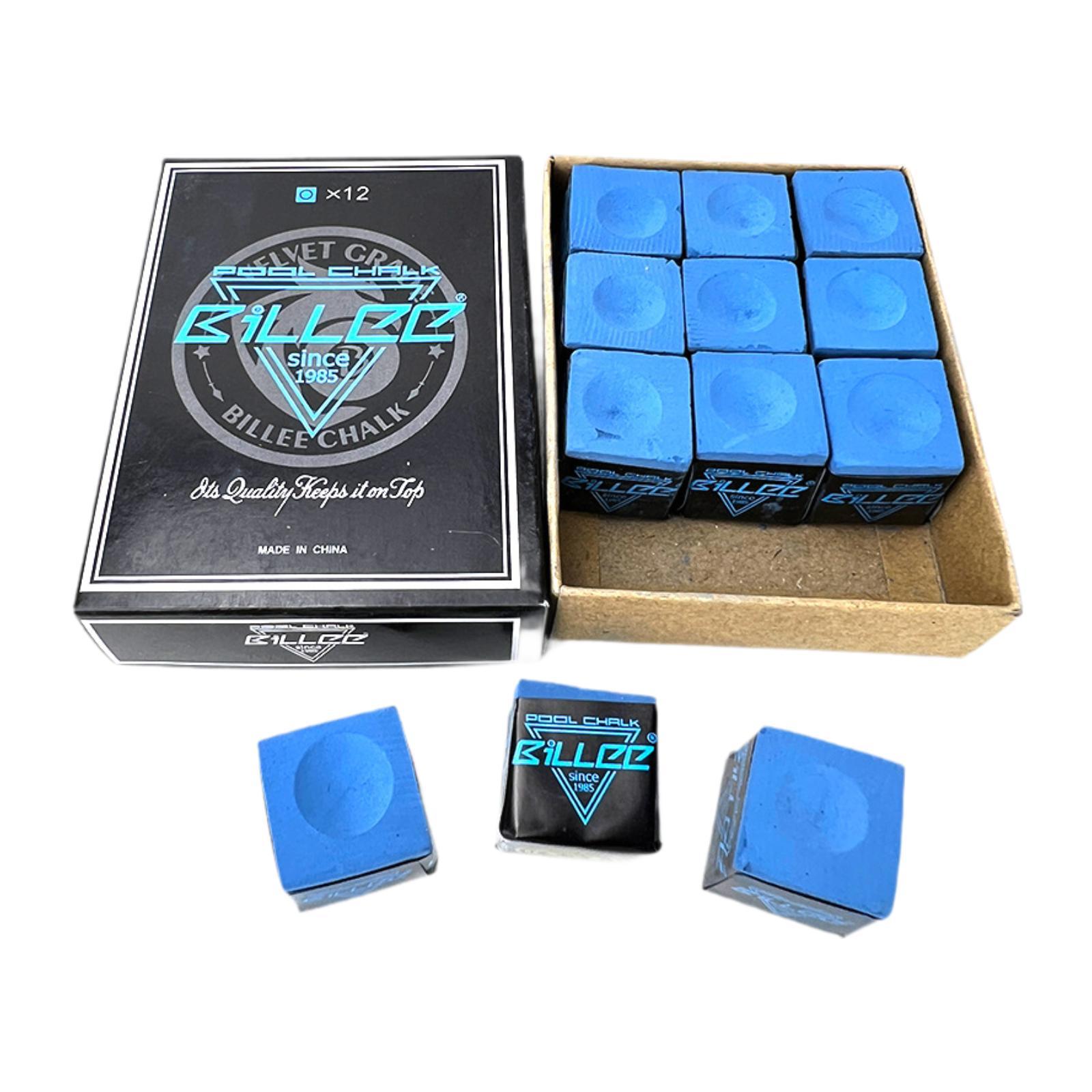 Ioensy - 12 Piezas Cue Cue Chalks Billar Cue Chalks For Home Tournament Use Estilo De Viaje B