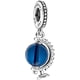 thumbnail image 2 of Dangle Charm Pandora Blue Globe, 2 of 2