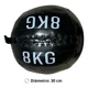 thumbnail image 2 of Balón Medicinal 8 kg de Ecocuero Antideslizante para CrossFit, 2 of 2