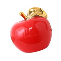 Bothyi - Figura De Manzana Nórdica, Adorno De Frutas Para Entrada, Mesa, Estantería, Diámetro De La Mesa: 11,5 Cm.