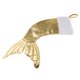 thumbnail image 2 of cola de pescado con lentejuelas navidad media caramelo bolsa navidad colgando decoración oro, 2 of 5