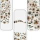 thumbnail image 3 of Pañuelo elástico floral para la cabeza Pañuelo fino de tela floral para mujer Pañuelo triangular Accesorios para el cabello, 3 of 5