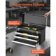 thumbnail image 2 of Caja de herramientas VEVOR Metal 52,07 cm portátil con 3 cajones y cerradura, 2 of 3