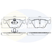 Pastillas Freno Para Auto Comline Cbp01744