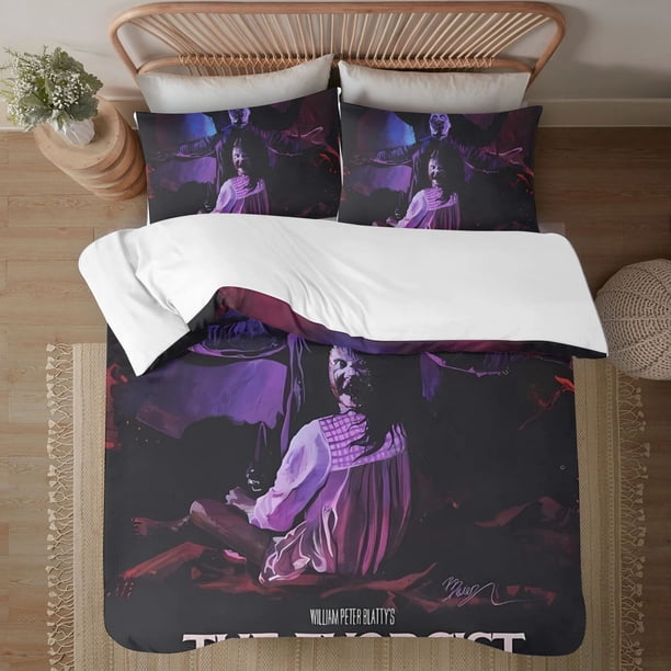 The Exorcist Soft 3D Printed Duvet Cover Bedding Set with Comforter Cover 3 Piece Set