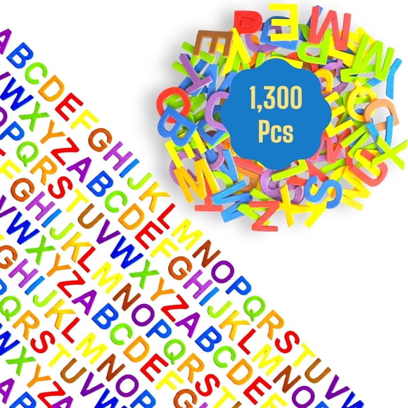 Pegatinas de espuma con letras Joyful Artistry, 1300 unidades, para manualidades
