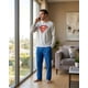 thumbnail image 2 of Pijama Hombre Micropolar Térmico Invierno Talla M A4, 2 of 7