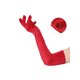 thumbnail image 3 of INSPIRE CHIC Guantes Largos de Terciopelo para Mujer 1920s Guantes de Ópera de Dedo Completo para Fiesta Nocturna Rojo L, 3 of 6