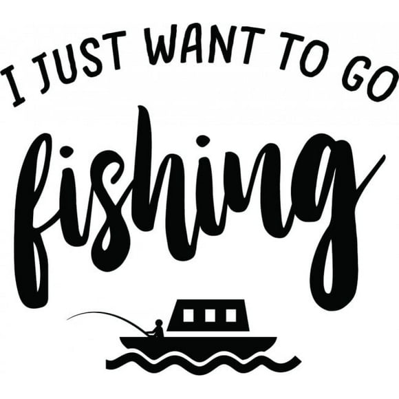 Decomural I Just Want To Go Fishing WS-41396