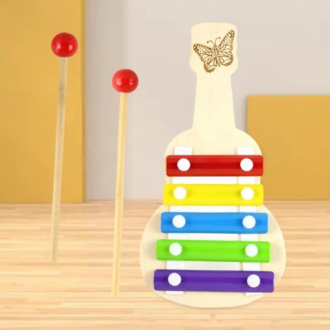 Genérico - Set 5 Juguete Musical Xilofono Aprendizaje Temprano Bebe Lau