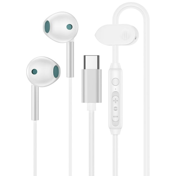 Auriculares Ailkin USB C Blanco