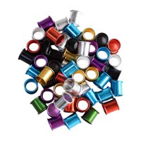 Ioensy - 100 Anillos Para Patas De Paloma De 8Mm Bandas Para Patas De Paloma De Carreras Para Loro Codorniz Multicolor