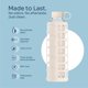 thumbnail image 4 of Botella purifyou 950 ml de vidrio marfil perlado, 4 of 9