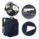 thumbnail image 4 of Mochila De Viaje Belug  Impermeable 10  kg Color azul Oscuro, 4 of 5
