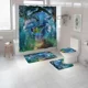 thumbnail image 1 of Alfombrillas De Baño T.f.i Diseño Varios 180x180 Cm Azul Claro Delfín, 1 of 3