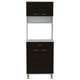 thumbnail image 2 of Mueble Para Microondas Con 4 Puertas Abatibles Blanco Y Negro, 2 of 3