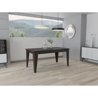Tuhome - Mesa De Comedor Torino 6 Puestos 74X160X88 Cm