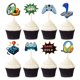 thumbnail image 1 of 40 piezas de insertos para tartas con temática de juego, 1 of 7