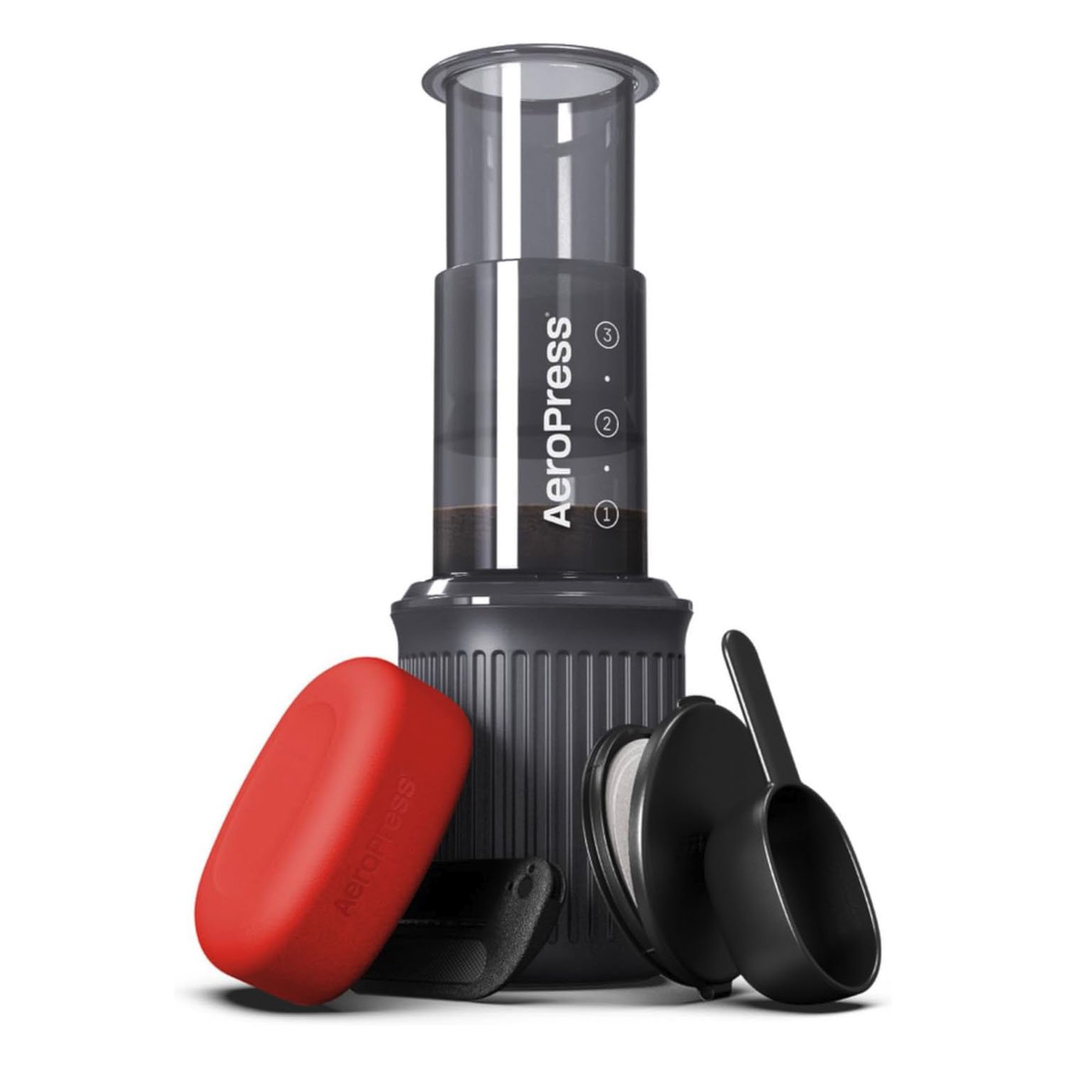 Aeropress Go Portable Travel Coffee Press, 1-3 Tazas - Hace Aeropress Aeropress