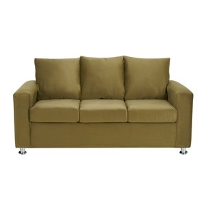 Bodevir - Sofa Kendy 3C Felpa 12 Verde Musgo