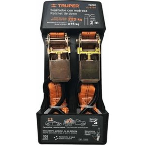 Genérico - Eslinga Para Carga 675Kg 3 Mts Truper Su-675R