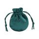 thumbnail image 1 of Bolsa De Terciopelo Con Cordón Para Regalo, Para Anillos Y Joyas, Color Verde Oscuro, 6,5 X 8,5 Cm, 1 of 5