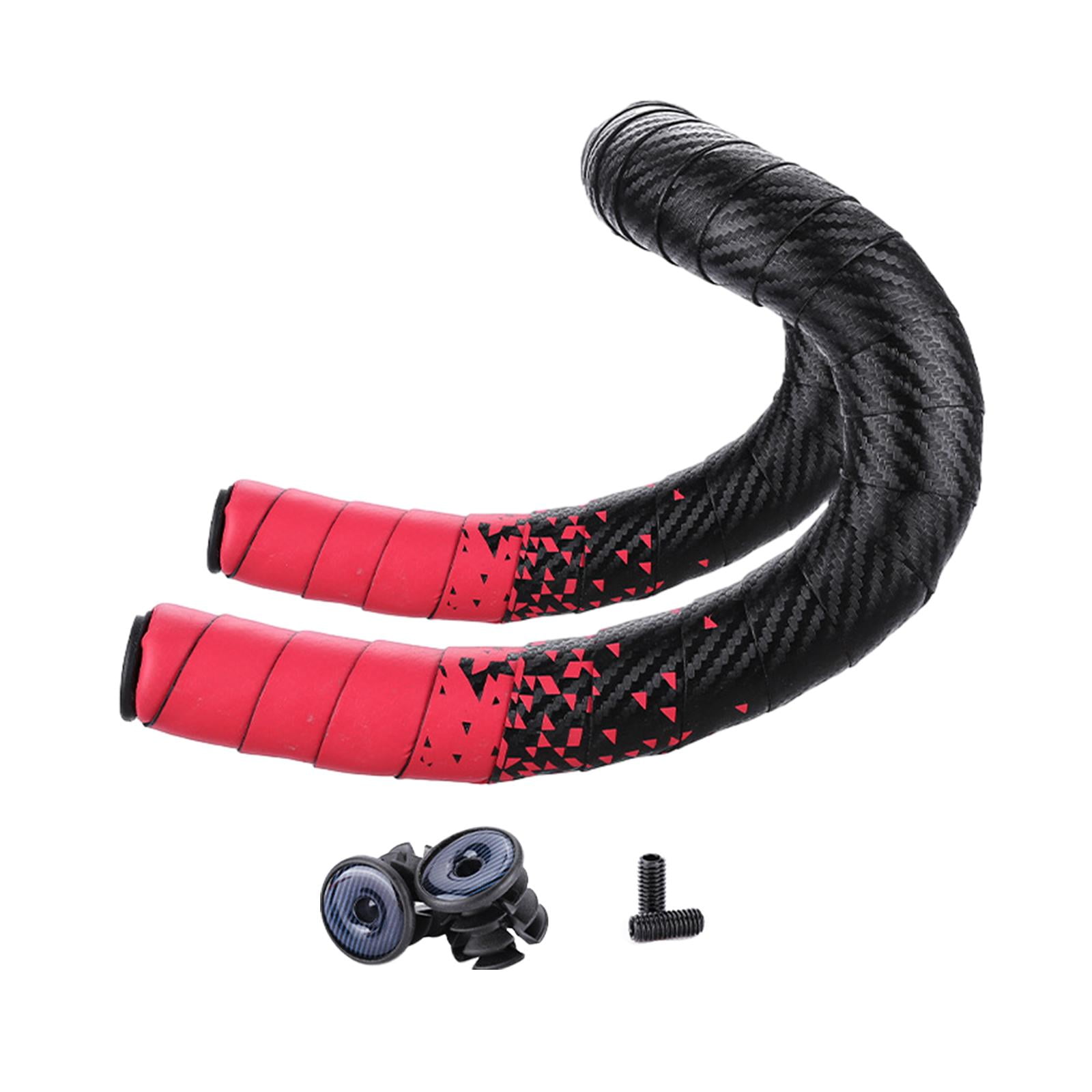 Magideal - Cinta Para Manillar De Bicicleta De Carretera, Cinta Para Manillar De Bicicleta, Envolturas De Agarre Transpirables Eva Para Piñón Fijo, Accesorios Pa Rojo