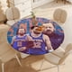 thumbnail image 4 of NEW YORK KNICKS-theme Fitted Round Tablecloths Elastic Edged Table Covers Waterproof Table Cloth for Kitchen Holiday Party Tables Decor 120cm, 4 of 6