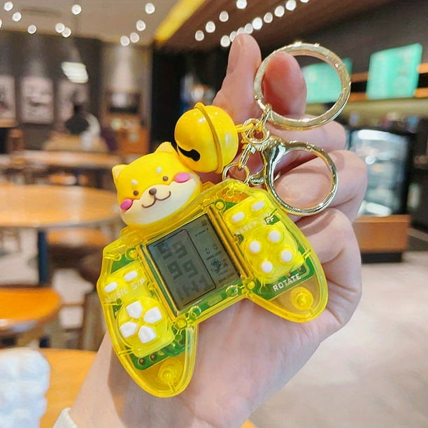 Mini Portable Retro Classic Game Console Handheld Game Player With Keychain For Kids Children Educational Gaming Toys Gifts