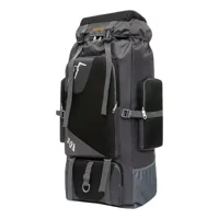 Max - Mochila Viaje 90 Litros Mochilas De Camping Negro