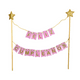 thumbnail image 1 of Deco Torta Fc Banderines Rosado X1 Uni, 1 of 1