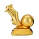thumbnail image 1 of Trofeo de fútbol de resina, estatua decorativa, regalo de cumpleaños, bota de fútbol, ​​premio, zapatos para la entrada, decoración del hogar, sala de Recubrimiento de oro, 1 of 5