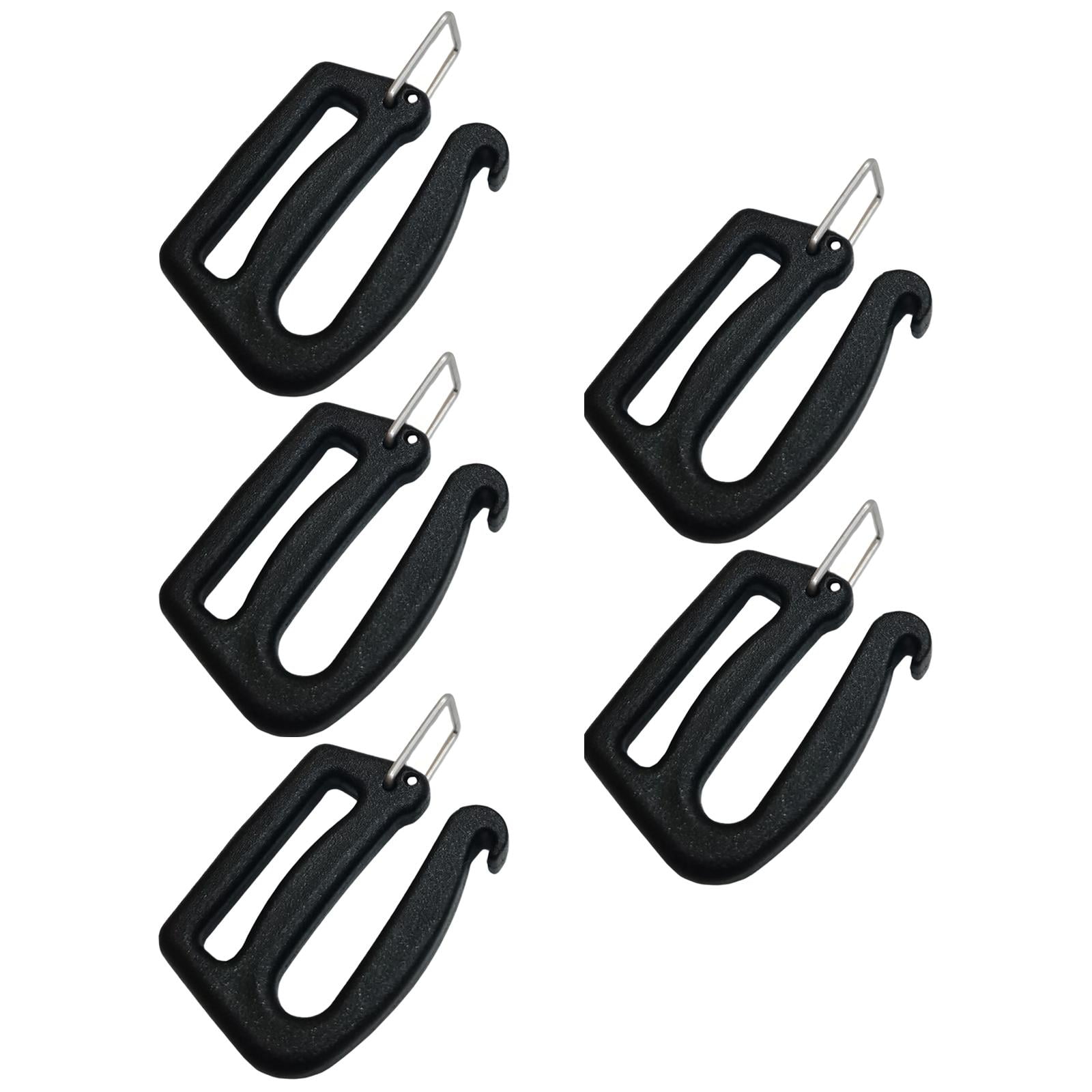 Magideal - Hebillas De Correas Con Gancho G, Clips Para Cinturón De Liberación Rápida Diy, Correas De Hardware De 25mm, Clips De Conexión, Clips Para Mochila, Bo 5 Piezas