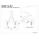 thumbnail image 2 of Grifo de Lavabo Kingston Brass GKB518LP Níquel Cepillado, 2 of 2