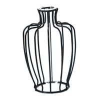 Magideal - Jarrón De Arte Del Hierro, Jarrón De Tubo De Prueba, Regalos De Cumpleaños, Terrario, Planta Hidropónica, Jarrón Para Estantería, Fiesta, Celebración, Negro